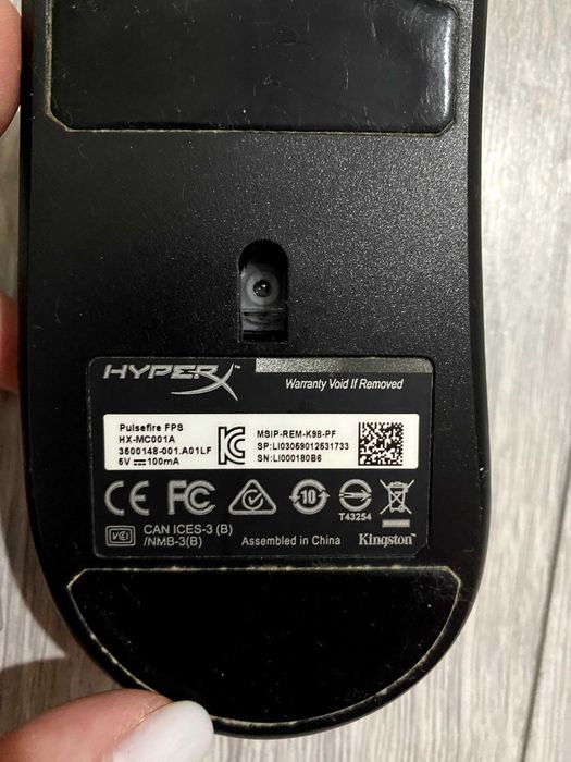 Mouse gaming HyperX Pulsefire FPS