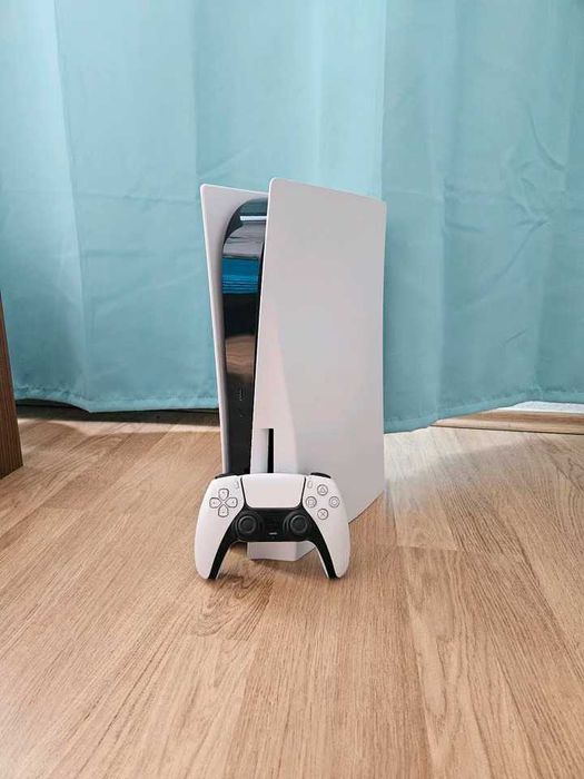 PS5 с диск + контролер + кабел