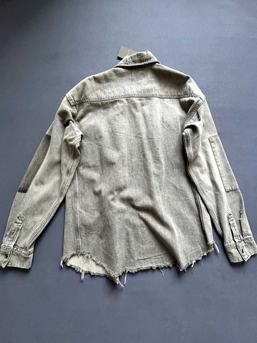 AllSaints Solara Denim Shirt - grey - XS/S (oversize)