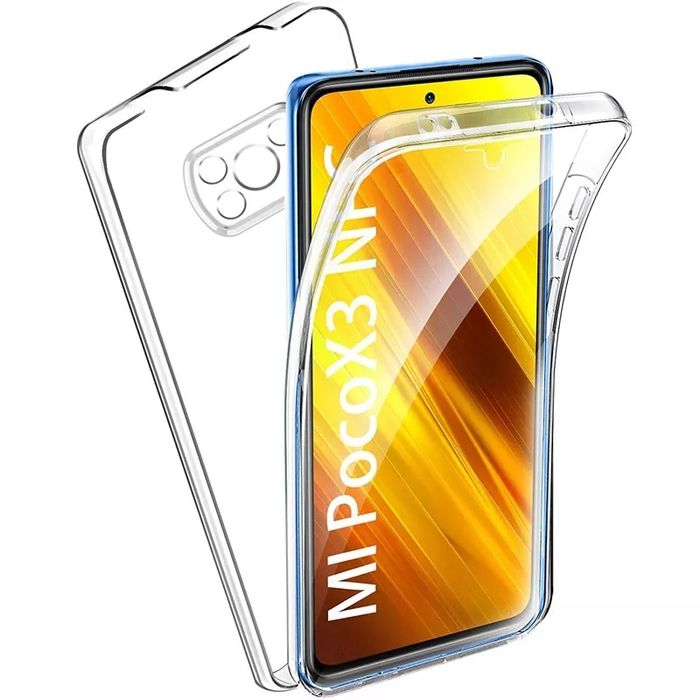 Прозрачен 360 Градуса Кейс за Xiaomi Poco X3 / X3 Pro / X3 / X4