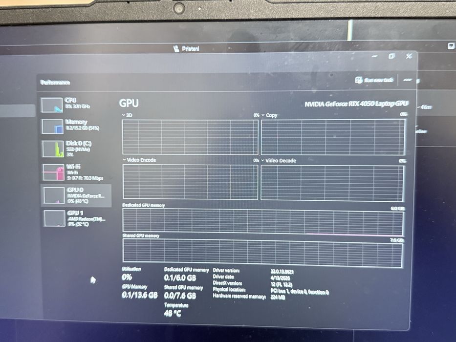 Vând Laptop Gaming Lenovo LOQ | Ryzen 7 7735HS | RTX 4050 | 144Hz + Full Se