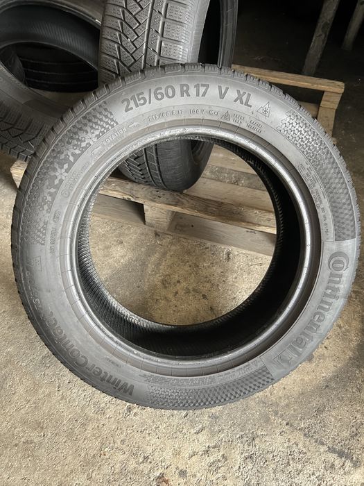 4 anvelope de iarna 215/60/17 Continental 6 mm!