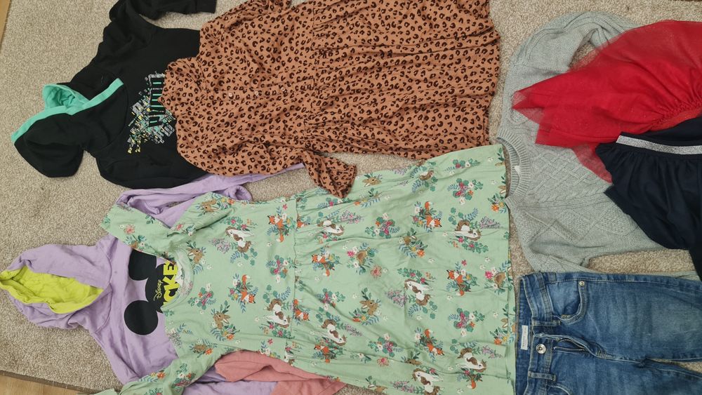 Лот дрехи момиче 134-146