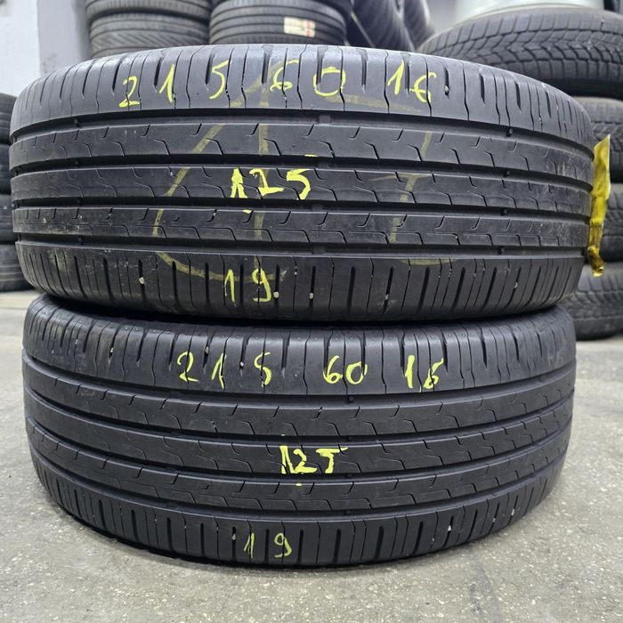 2x 215/60/16 VARA CONTINENTAL 2019 Stare excelentă