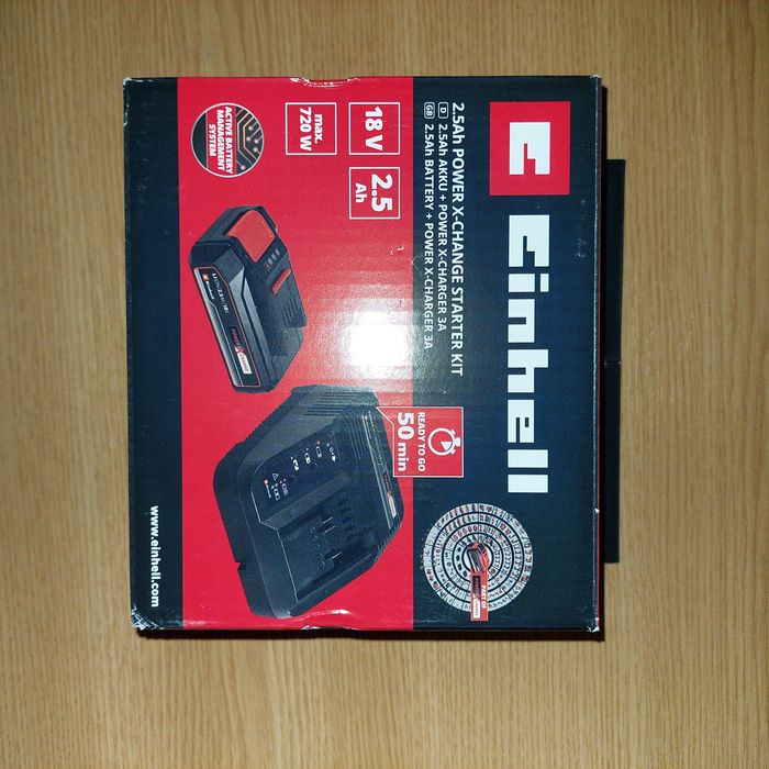 Set acumulator si incarcator Einhell 18V 2.5Ah