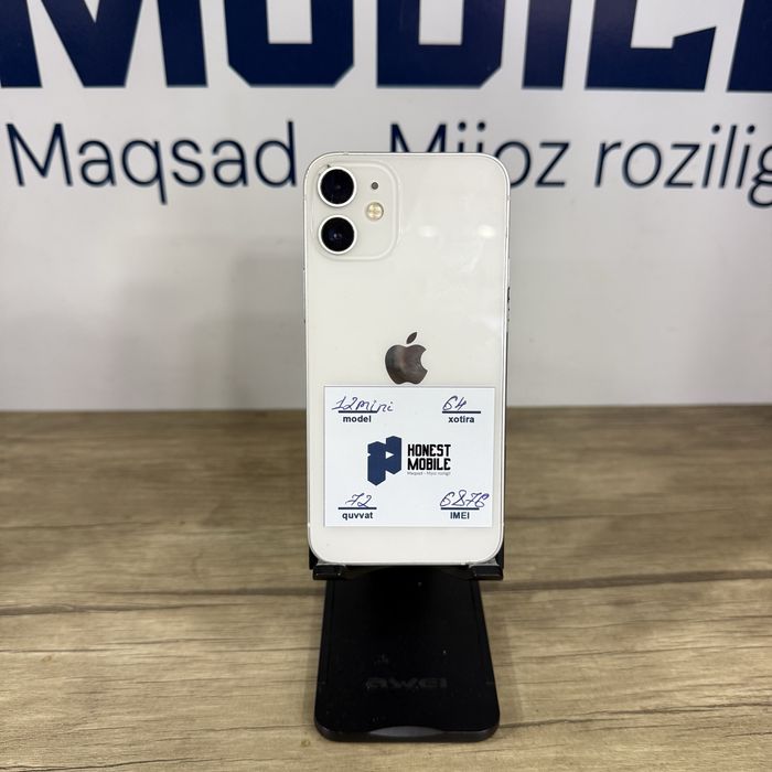 iPhone 12 mini white NASIYA BOR