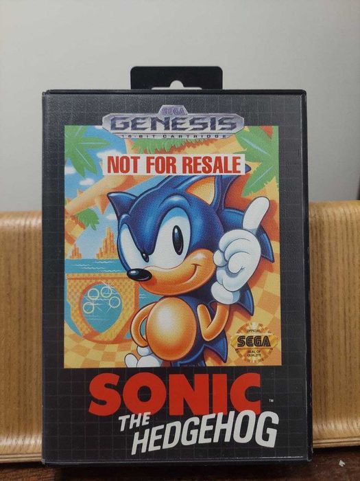 Оригинальный Sonic The Hedgehog для Sega Genesis