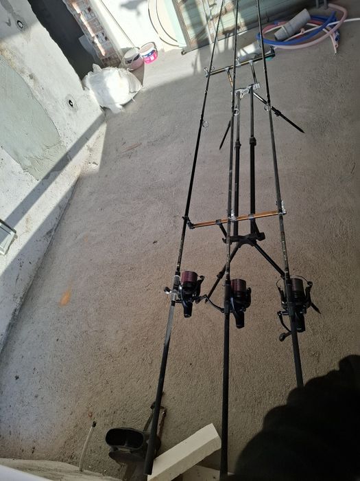 Шаранджийски комплект Daiwa crosscast макари Daiwa Ninja 3.90 3.5lb въ
