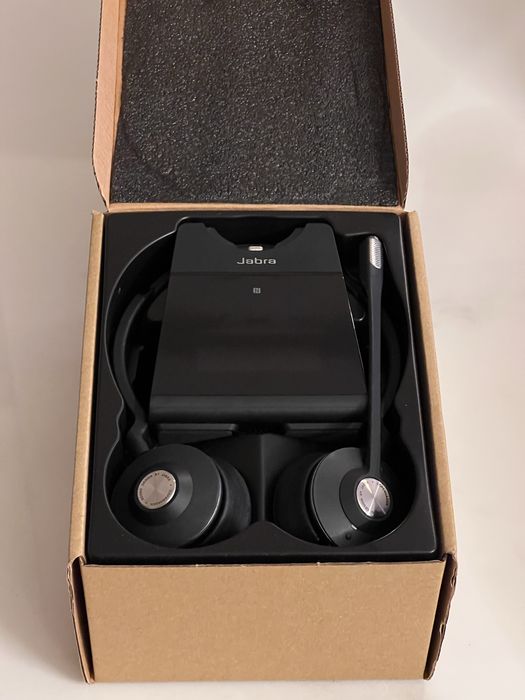 Нови Слушалки Jabra Engage SE 75 + зарядна стойка