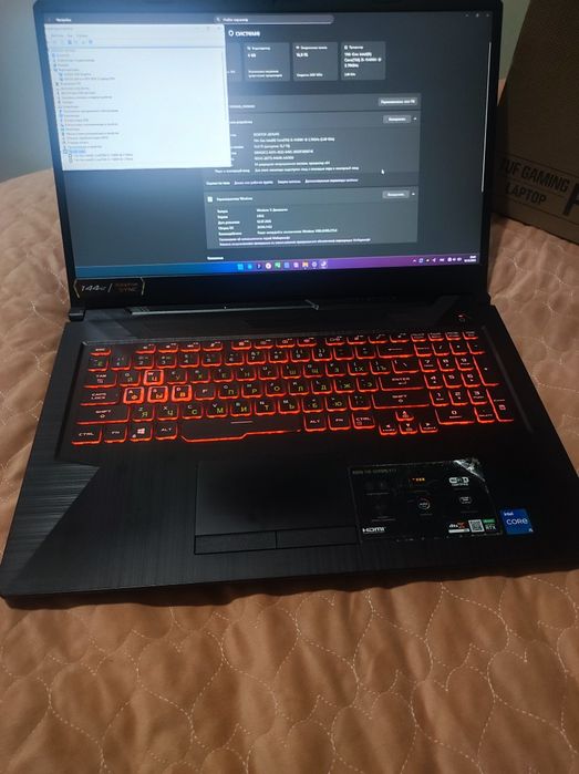 ASUS Tuf Gaming ozu 16gb SSD 1Tb rtx 3050Ti noutbuk notebok ноутбук