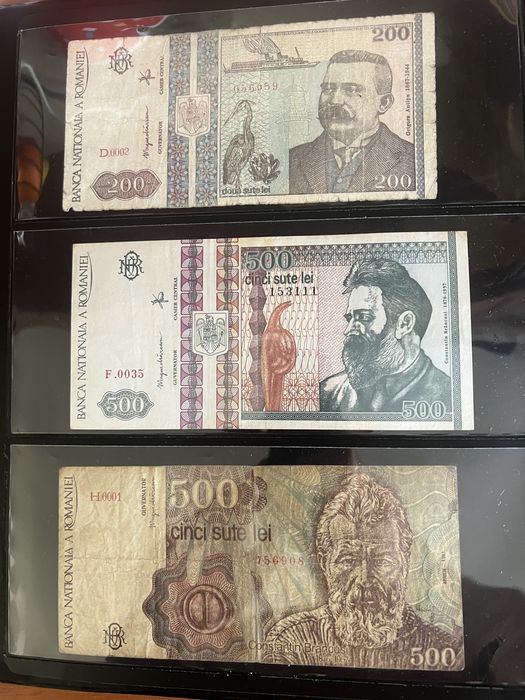 Album bancnote vechi Romania colectie completa, bancnote rare