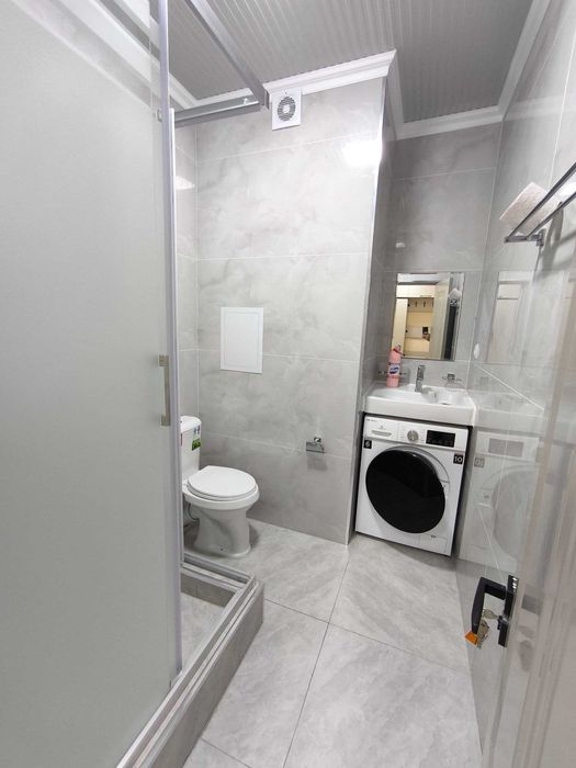 Юнусабад 12 кв Новостройка 1 ком 43м² с обстановкой  Метро Туркистан.