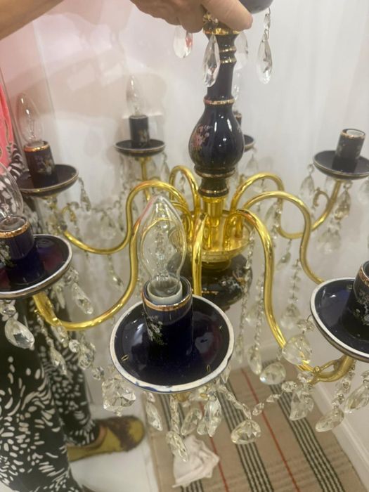 Люстра хрусталь Кобальт 70000