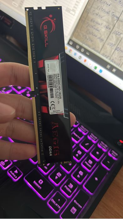 Озу G.SKILL Aegis DDR4 8GB 3200 МГц