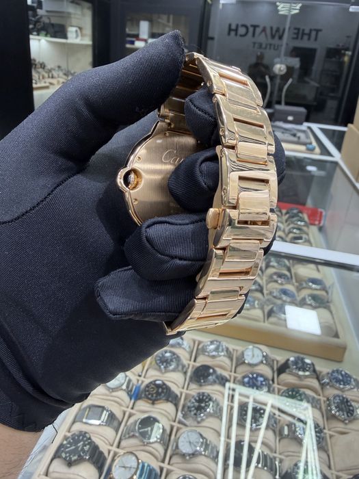 Золотые Часы Cartier Ballon 18k Оригинал