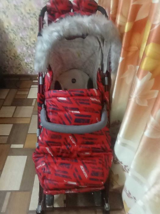 Санки - коляска "Ника детям 7-8SK"