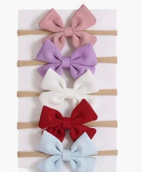 Бебешки ленти и панделки за косичка