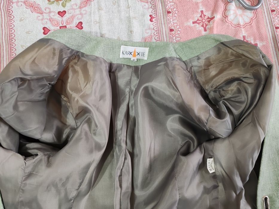 Sacou de dama verde fistic Karotte 42