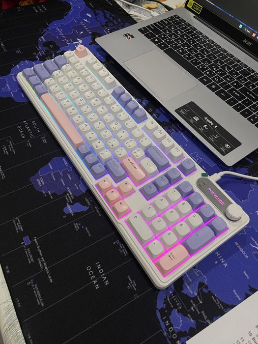 Кляватура мемберная с RGB подсветкой 100% FURECUBE IP98