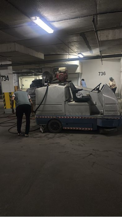 Уборка подземных паркингов
