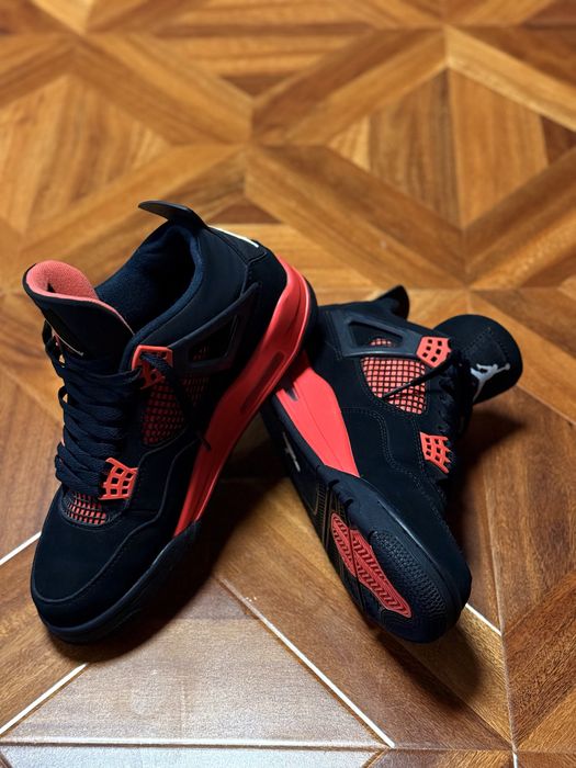 Air Jordan 4 „Red Thunder” – Design Iconic – STARE EXCELENTĂ