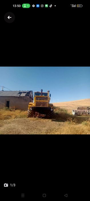 К 700 на ходу с плугом