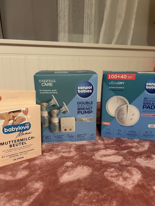 CANPOL Електрическа помпа за кърма двойна EXPRESS CARE+ подарък