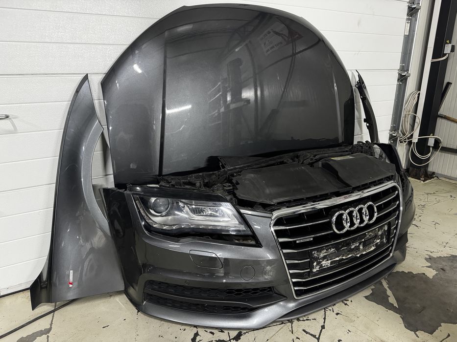 Fata bot audi a7 4g 2011-2017 s line LZ7S capot bara tragher aripi
