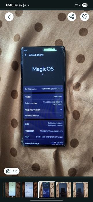 Honor magic 5 lite