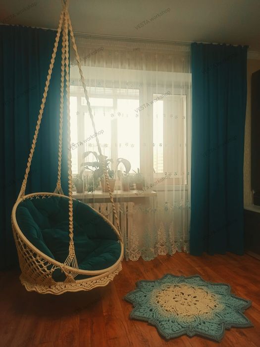 Рельефный ковёр ручной работы