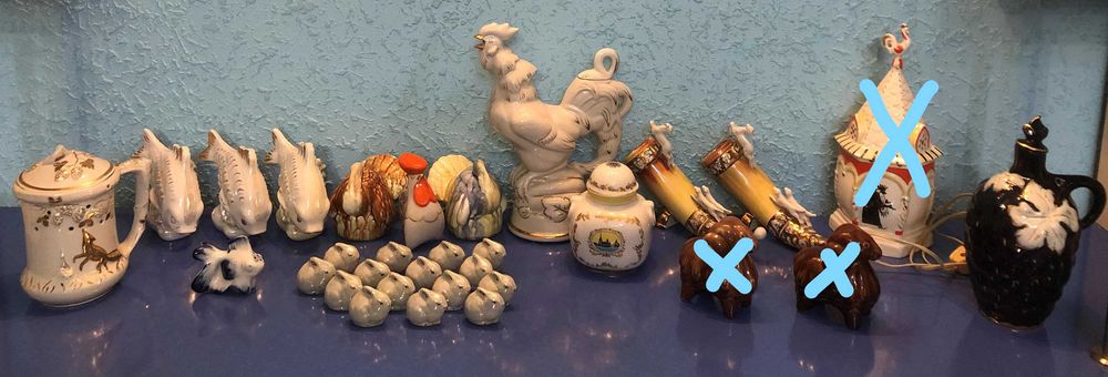 Статуэтки Фарфор