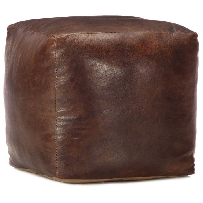 Pouf piele autentică de capră