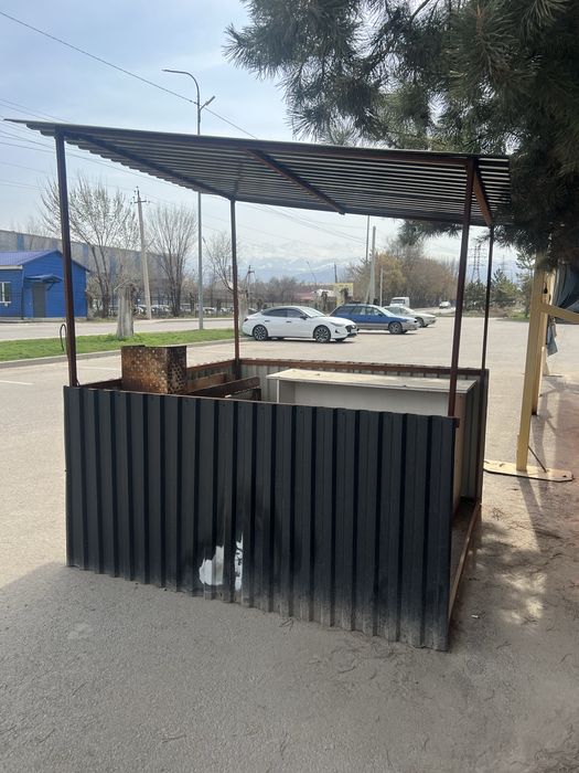 Мангал с навесом