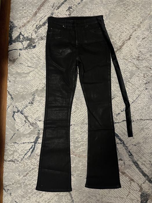 Rick ownes waxed jeans detroit cut