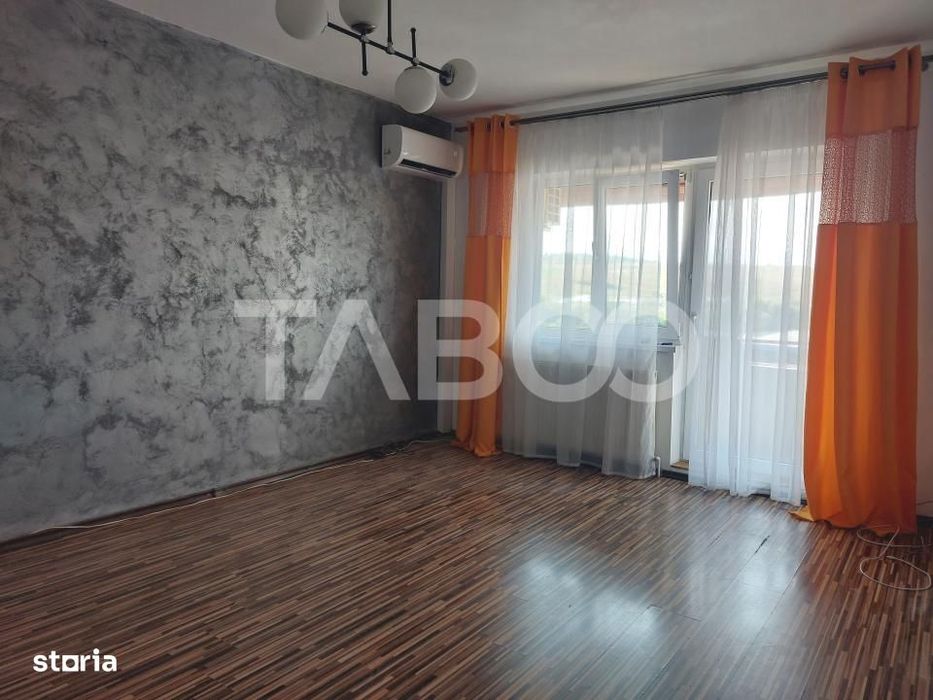 Apartament spatios 49 mp 2 camere decomandate 2 balcone Cisnadie
