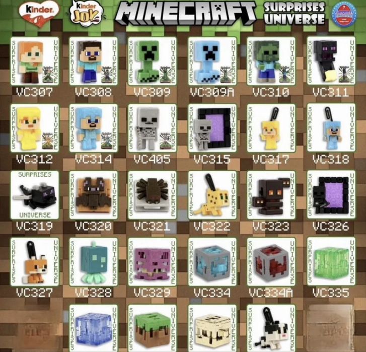 Киндер Джой майнкрафт Kinder joy minecraft