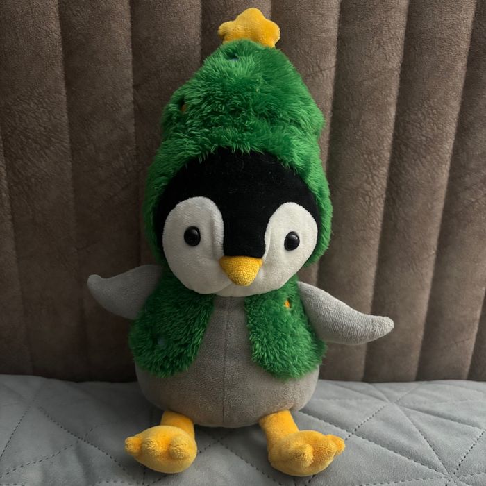 Плюшена играчка Коледен Пингвин