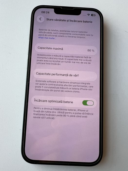 Iphone 13 128 gb baterie 86% impecabil