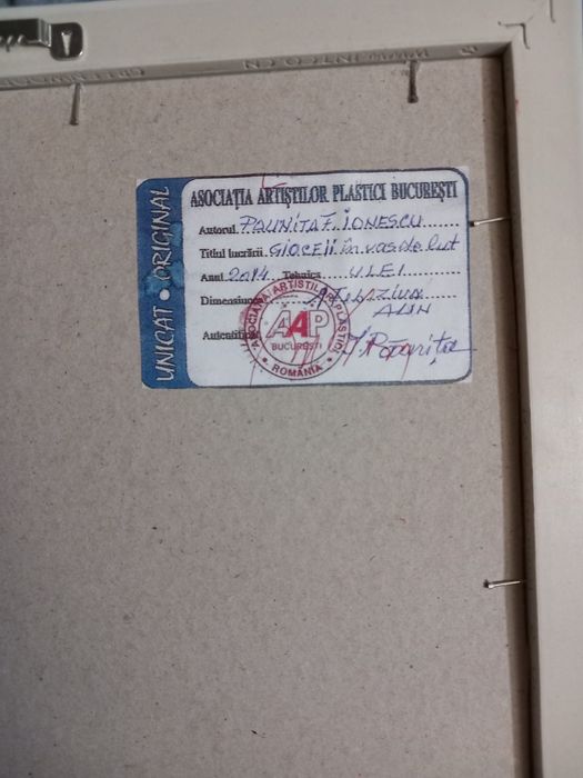 Tablou pictat în ulei
