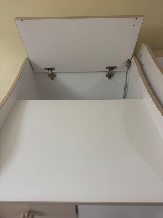 MINI MAX БЕБЕШКО ЛЕГЛО-ЛЮЛКА бяло/ кехлибар трансформиращо се LORELLI