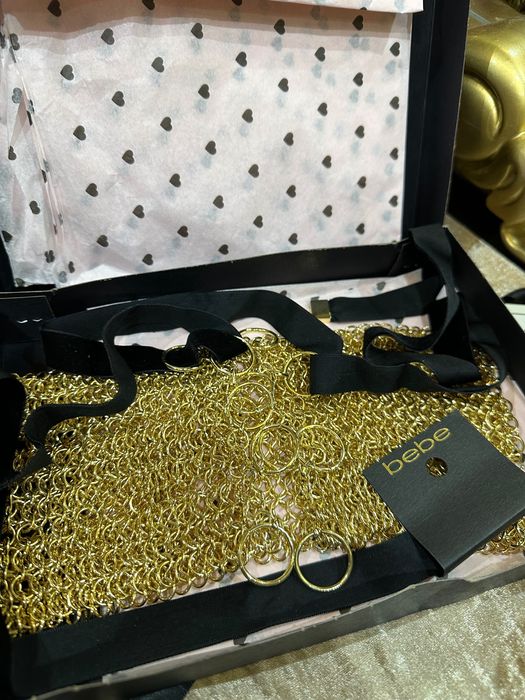 Карсет, ремень золотой