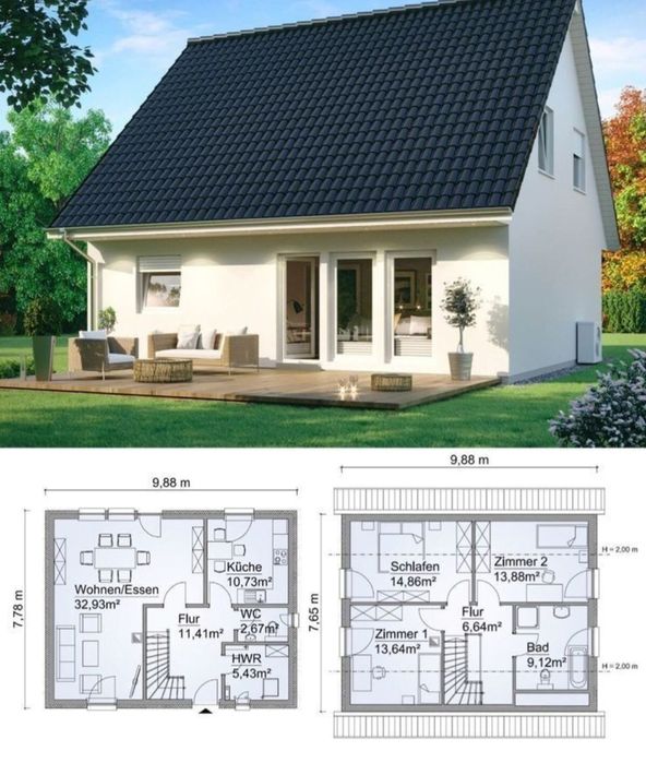 Vand case din panouri sandwich