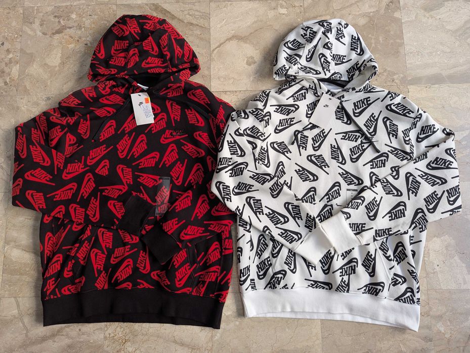 Nike Allover Print Fleece 2 модела мъжки суичър от Сащ