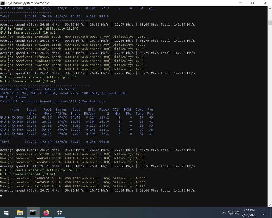 2 Mining rigs 10x RX580 8GB Майнинг риг / Копачка