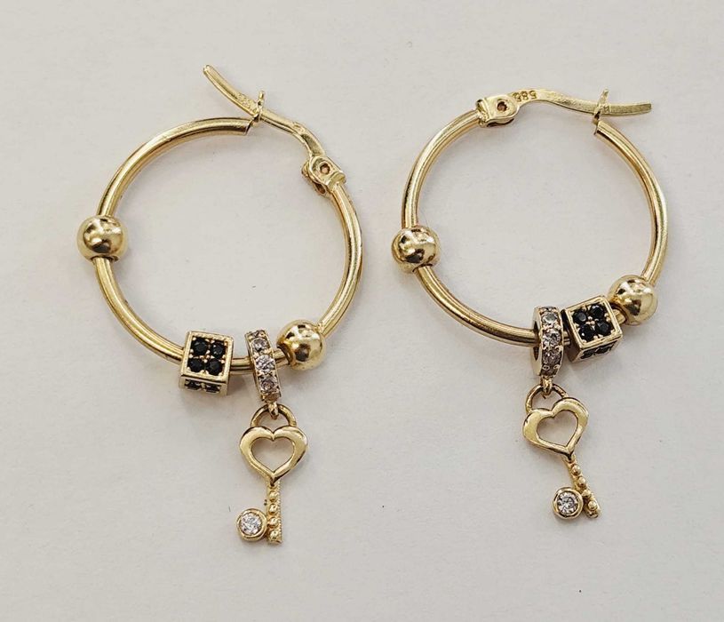Cercei aur 14K 4.14gr (AG35 B 35147) Garantie 2 ani !