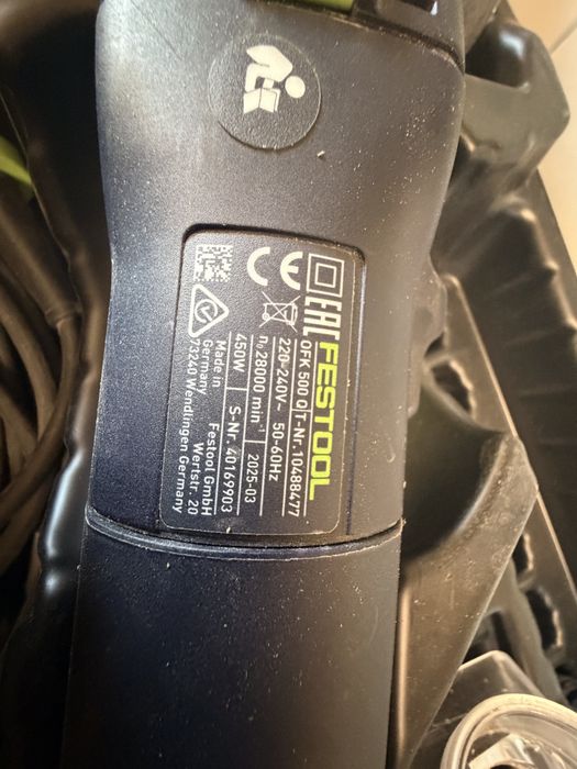 Продавам  festool  ofk 500  Q-plus r2