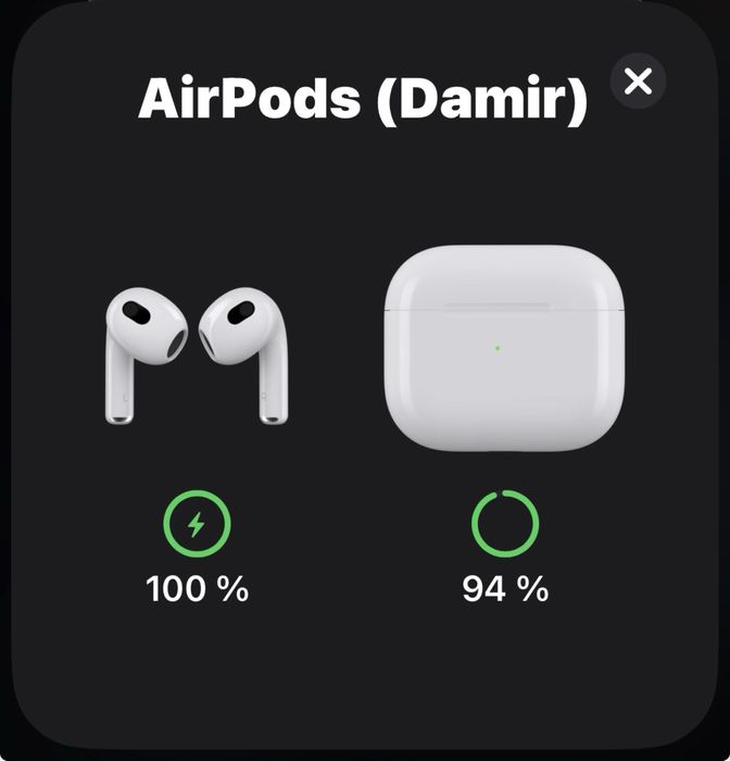 В продаже Airpods 3