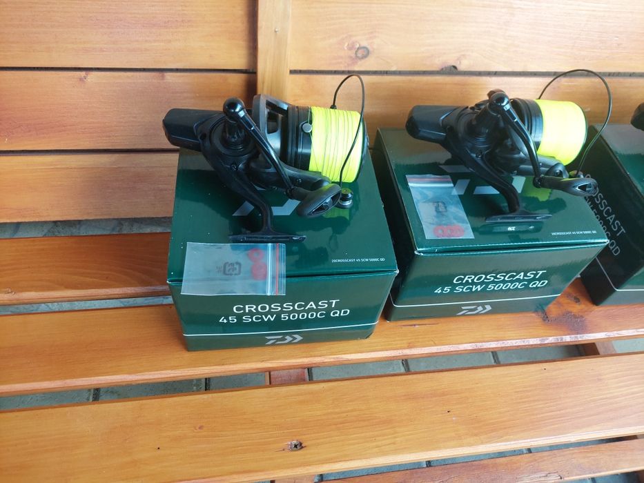 Set 3 mulinete daiwa crosscast 45scw  5000c qd