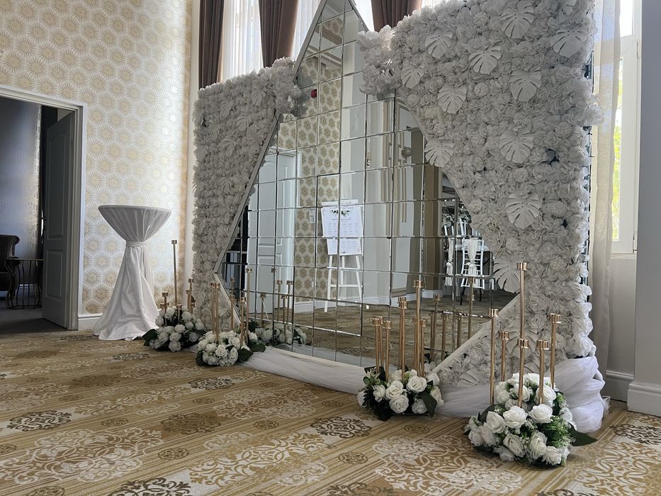 Panou Gliter/ Floral /baloane