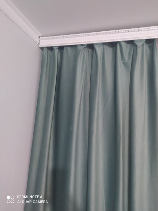 Новые бархатные шторы